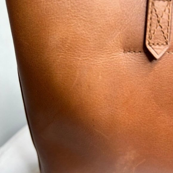 Madewell Womens $168 Medium Transport Tote English Saddle Brown F5788 Embossed 4 - Picture 7 of 16